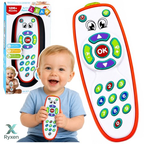 Interaktywny Pilot Edukacyjny Dla Malucha Światła Regulowany Dźwięk LEAN TOYS