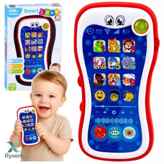 Interaktywny Telefon Edukacyjna Dla Malucha Odgłosy Zwierząt Światła LEAN TOYS
