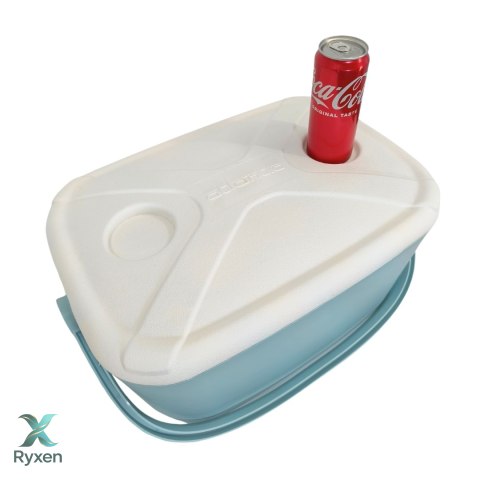 Lodówka ATLANTIC 15L Niebieska z Białą Pokrywą Kamai Kamai COOLBOX