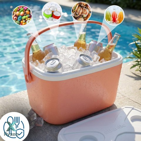 Lodówka ATLANTIC 15L Różowa Kamai Kamai COOLBOX