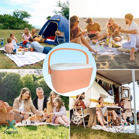 Lodówka ATLANTIC 20L Różowa Kamai Kamai COOLBOX