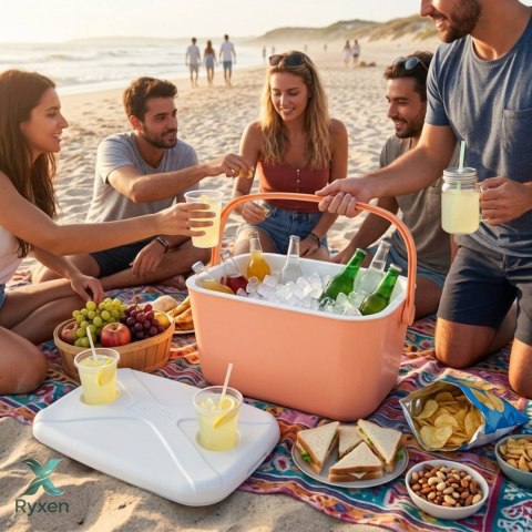 Lodówka ATLANTIC 20L Różowa Kamai Kamai COOLBOX