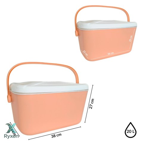 Lodówka ATLANTIC 20L Różowa Kamai Kamai COOLBOX