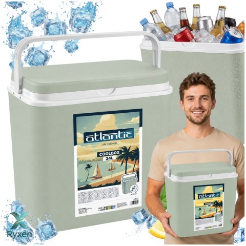 Lodówka ATLANTIC 24L Eukaliptusowa Kamai Kamai COOLBOX