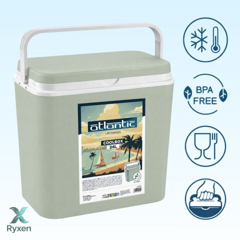 Lodówka ATLANTIC 24L Eukaliptusowa Kamai Kamai COOLBOX