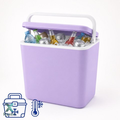 Lodówka ATLANTIC 24L Liliowa Kamai Kamai COOLBOX