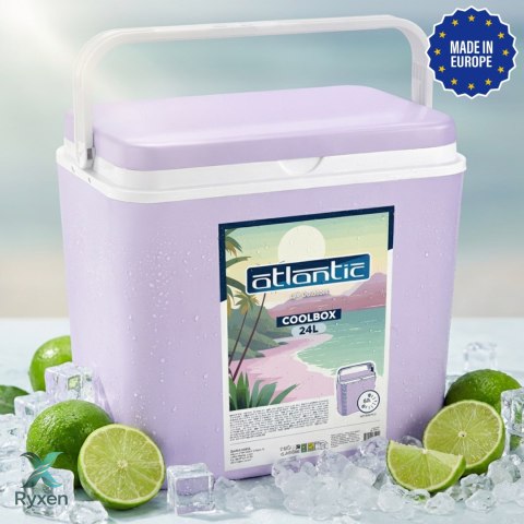 Lodówka ATLANTIC 24L Liliowa Kamai Kamai COOLBOX