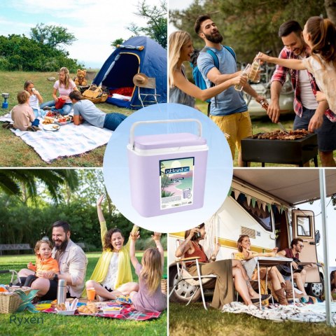 Lodówka ATLANTIC 24L Liliowa Kamai Kamai COOLBOX