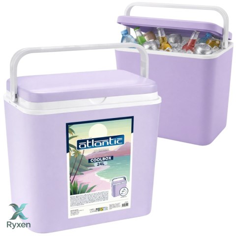 Lodówka ATLANTIC 24L Liliowa Kamai Kamai COOLBOX