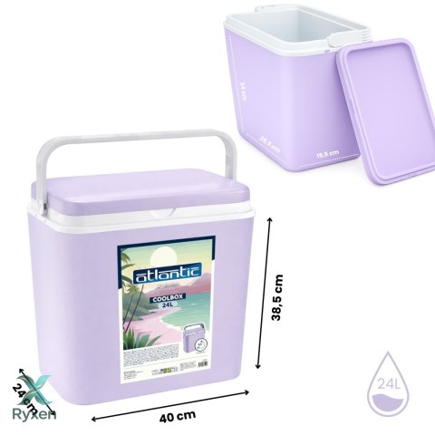 Lodówka ATLANTIC 24L Liliowa Kamai Kamai COOLBOX
