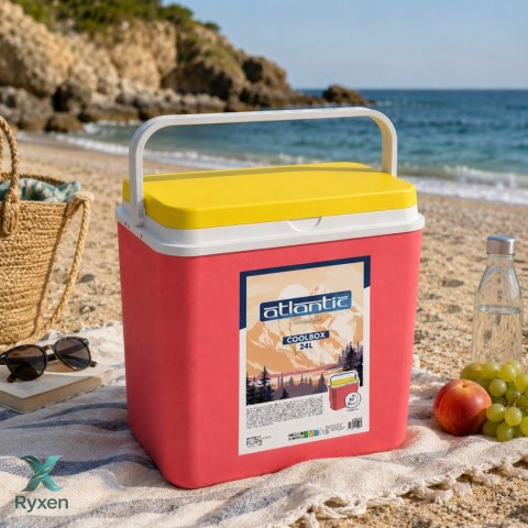 Lodówka ATLANTIC 24L Pomarańczowa Mandarynka Kamai Kamai COOLBOX