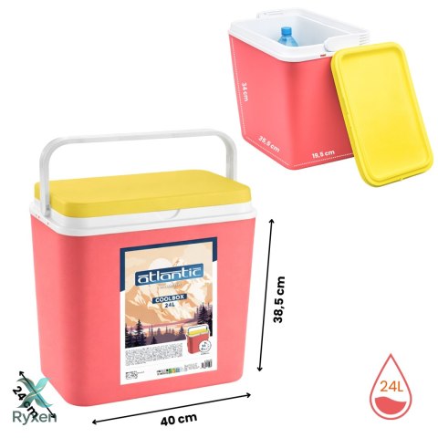 Lodówka ATLANTIC 24L Pomarańczowa Mandarynka Kamai Kamai COOLBOX