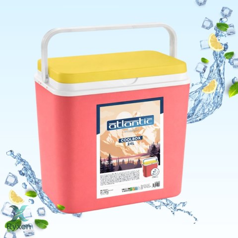 Lodówka ATLANTIC 24L Pomarańczowa Mandarynka Kamai Kamai COOLBOX