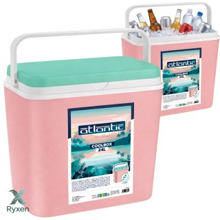 Lodówka ATLANTIC 24L Różowa Kamai Kamai COOLBOX