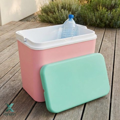 Lodówka ATLANTIC 24L Różowa Kamai Kamai COOLBOX
