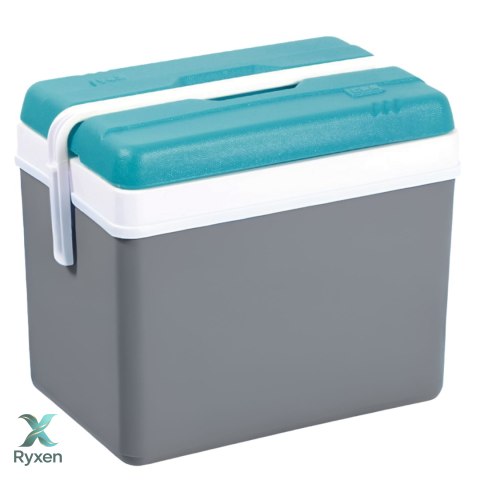 Lodówka EDA 35L Szara z Turkusową Pokrywą Kamai Kamai COOLBOX