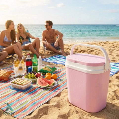 Lodówka GIOSTYLE 12L Jasnoróżowa Kamai Kamai COOLBOX