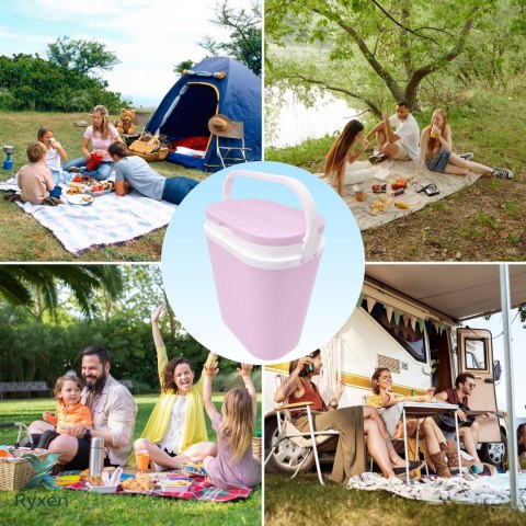 Lodówka GIOSTYLE 12L Jasnoróżowa Kamai Kamai COOLBOX