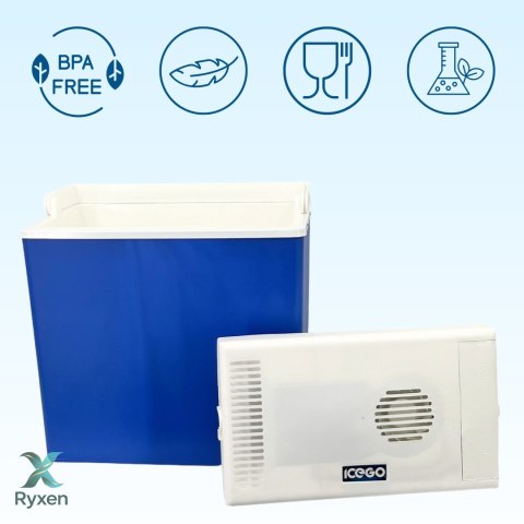 Lodówka ICEGO 30L Niebieska Kamai Kamai COOLBOX