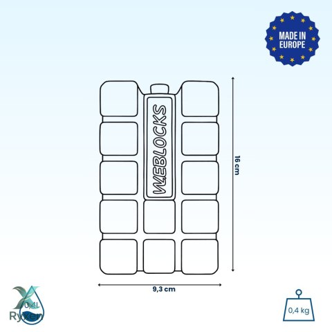 Wkład CB 400ml Niebieski Kamai Kamai COOLBOX