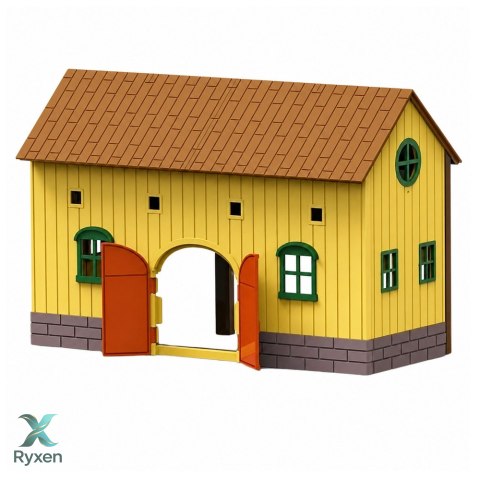 Zestaw Farma Stajnia Dla Koni Skocznie Dla Koni Figurki Akcesoria 69 el. LEAN TOYS