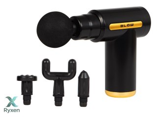 44-349# Pistolet do masażu masażer blow wave 3000 + 4 końcówki Blow