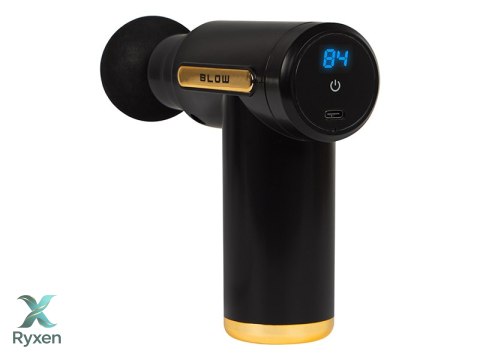 44-349# Pistolet do masażu masażer blow wave 3000 + 4 końcówki Blow