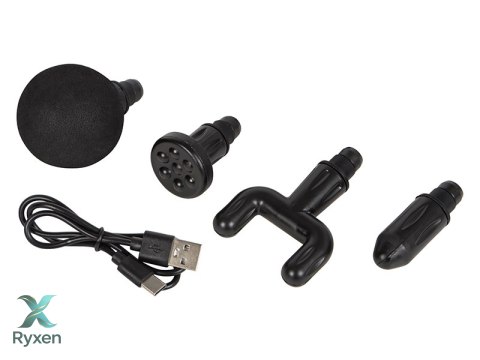44-349# Pistolet do masażu masażer blow wave 3000 + 4 końcówki Blow