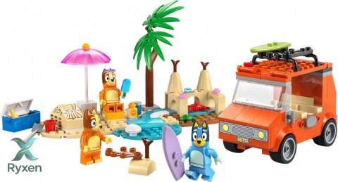 Klocki bluey 11202 blue i rodzinna wycieczka samochodem LEGO