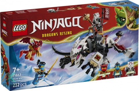 Klocki ninjago 71863 zilvar i smocza bestia grimtak LEGO