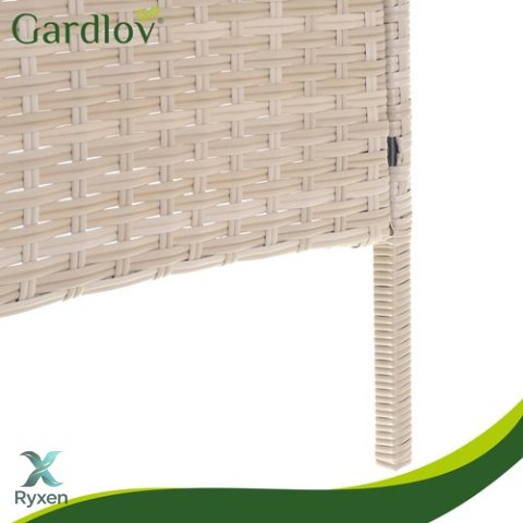 Meble ogrodowe rattanowe beżowe Gardlov 26909 GARDLOV