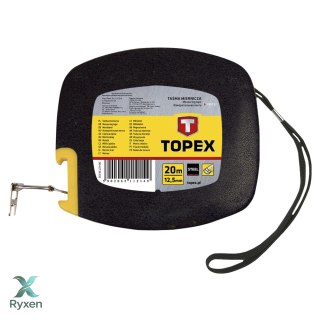 Taśma miernicza stalowa 20 m x 12.5 mm TOPEX