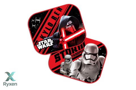 Zasłonki boczne 2 szt 44*35cm star wars first order SEVEN