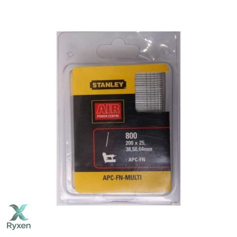 800szt zest gwoździ sztyftów do fn64-po 200szt 25,38,50,64mm Stanley