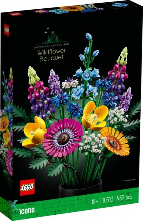 Klocki botanicals 10313 bukiet z polnych kwiatów LEGO