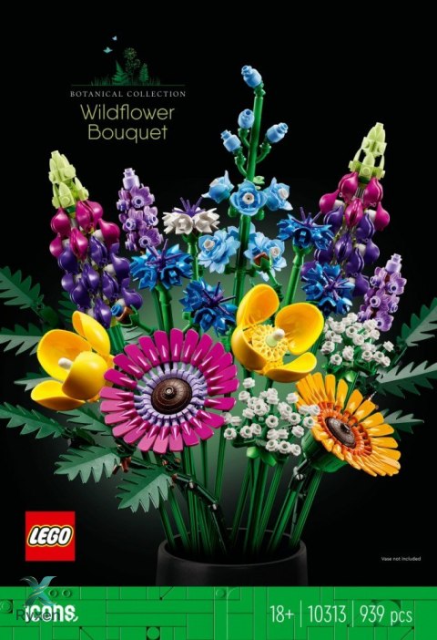 Klocki botanicals 10313 bukiet z polnych kwiatów LEGO