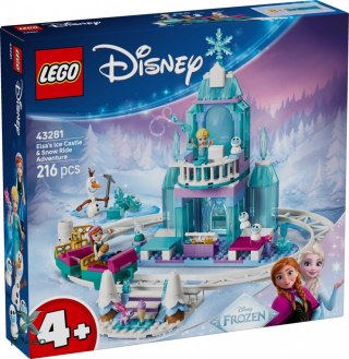 Klocki disney 43281 lodowy zamek elzy i Śnieżna przejażdżka LEGO