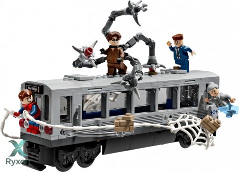 Klocki super heroes 76321 spider-man kontra doc ock - scena w metrze LEGO