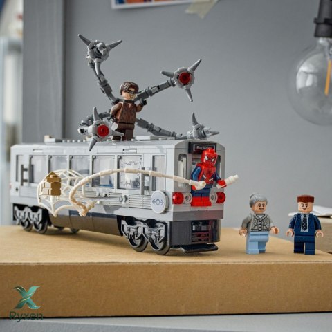 Klocki super heroes 76321 spider-man kontra doc ock - scena w metrze LEGO