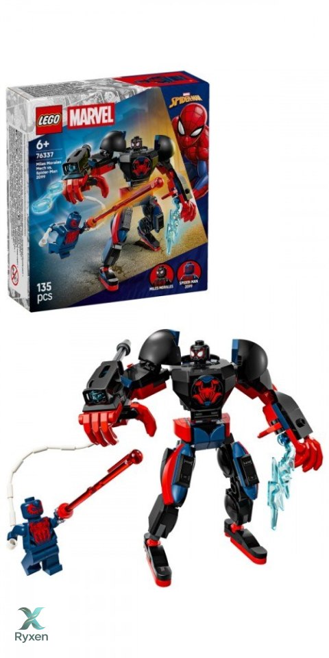 Klocki super heroes 76337 miles morales kontra spider-man 2099 LEGO