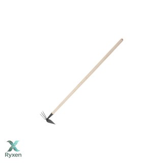Motyczka sercowa z widełkami 3-zębnymi z trz.drew.110cm POLSKA