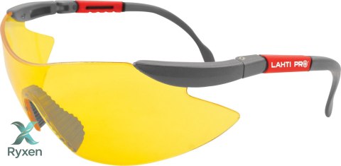 Okulary ochr., żółte, regul., etui+zawiesz., ce, lahti Lahti Pro
