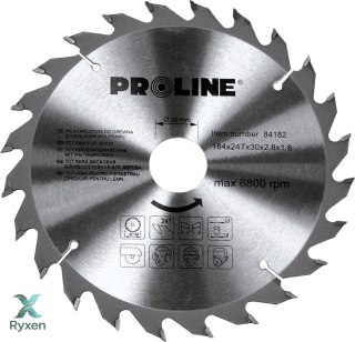 Piła tarczowa do drewna 200*24t*30/20/16mm proline Proline