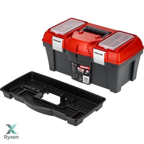 Skrzynka narz. z klamrami al. 18", 458x257x227, proline Proline