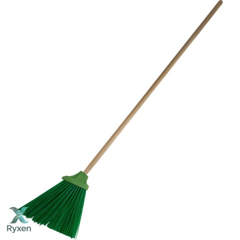 Szczotka gospodarcza plast. z trz.dr.120cm zielona POLSKA