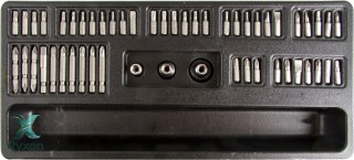 Tacka z zestawem bitów 1/4" 52szt. proline Proline