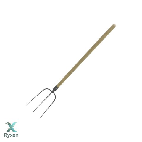Widły 3-zębne z trzonkiem drewnianym 100cm POLSKA
