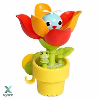 Zabawka Do Kąpieli Tulipan Kwiatek W Doniczce Konewka Fontanna Wodna LEAN TOYS