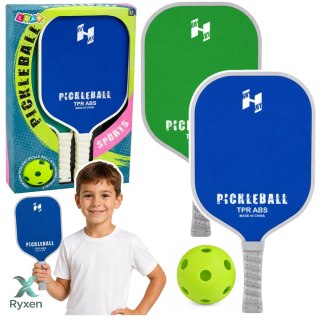 Zestaw Paletki Do Gry w Pickleballa Tenisa Badmintona Zielono-Niebieski LEAN TOYS