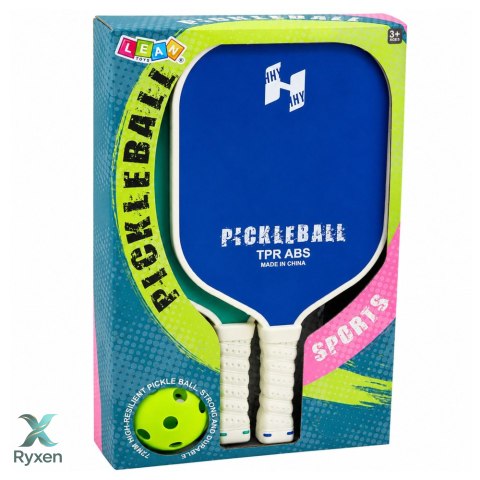 Zestaw Paletki Do Gry w Pickleballa Tenisa Badmintona Zielono-Niebieski LEAN TOYS